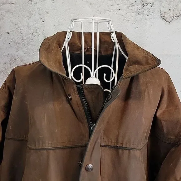 Outback Trading Co Vintage Men's Brown Work Jacket Size L